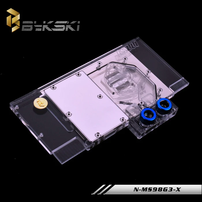 Bykski N-MS98G3-X полноэкранная Графическая карта блок водяного охлаждения RGB/RBW для MSI