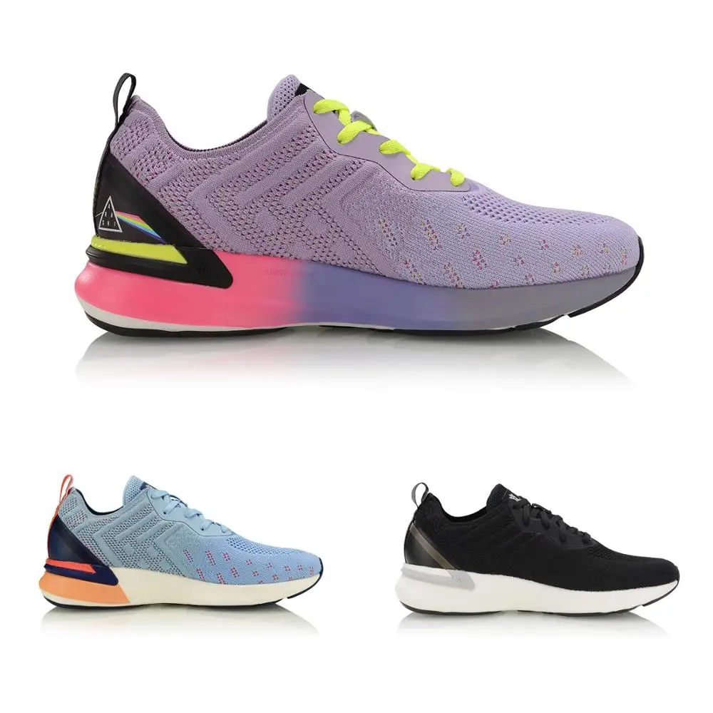Женские кроссовки ARASHI Li Ning дышащие из моно пряжи с поролоновой подкладкой для
