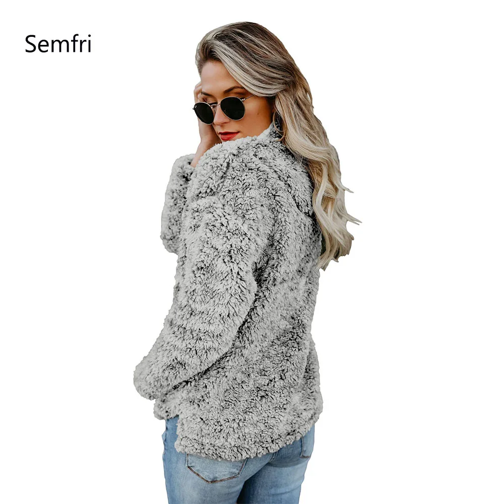 Semfri для женщин модные свободные хлопковые пальто однотонные элегантные