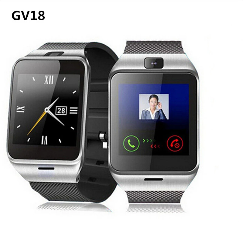 Gv18 Smart Watch aplus gv18 Bluetooth смартфон часы с гнезда SIM карты Камера функции NFC для IOS