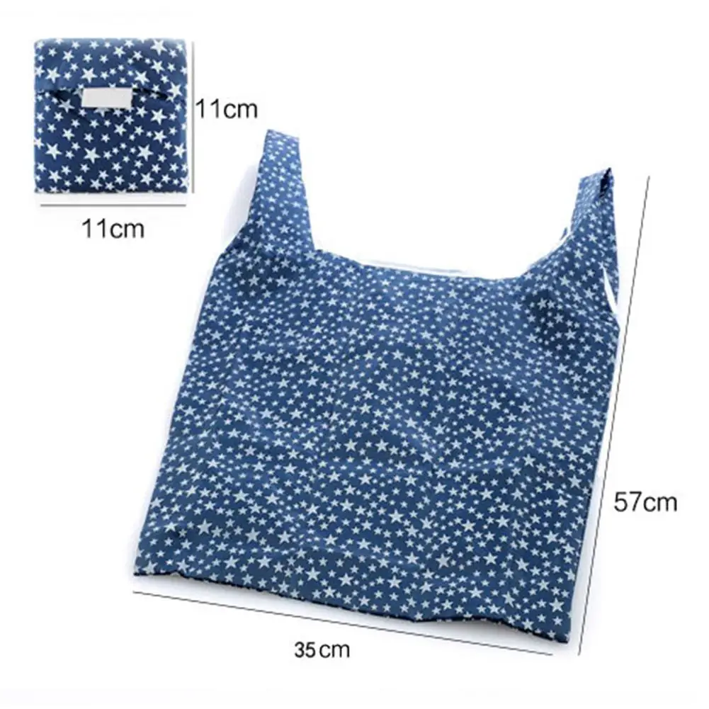

Colorful Foldable Portable Shopping Bags Environmental Protection Waterproof Handheld Large-capacity Storage Folding Handbag Bag