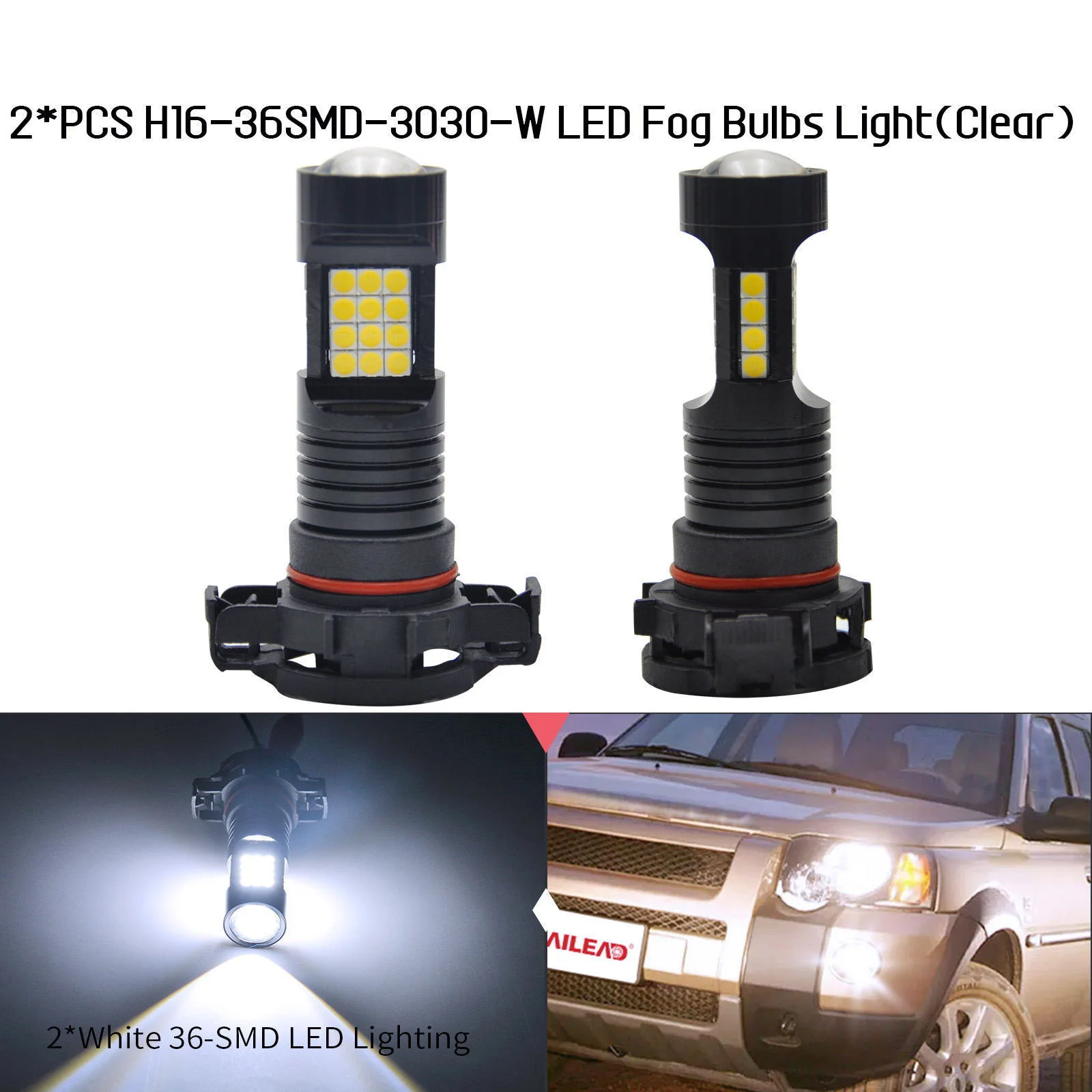 2 * шт H8/H11 15SMD светодиодные противотуманные фары холодного белого света