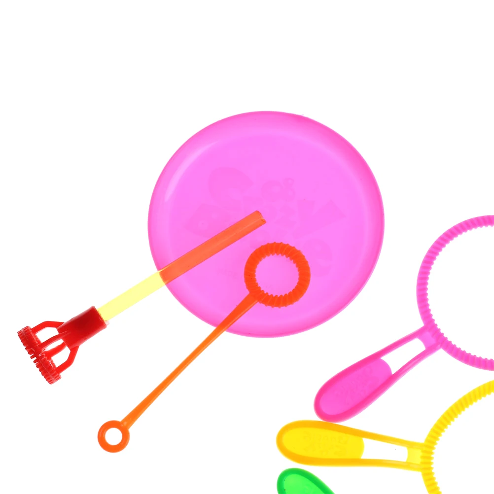 6 шт./лот уличные пузырьки игрушки для детей выдувание пузырьков мыло инструменты