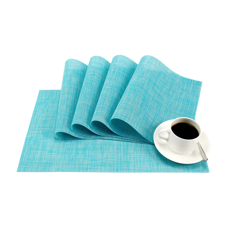 4 шт./лот салфетка под столовые приборы ПВХ коврик для обеденного стола дисковые