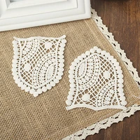 quality cotton lei sibu lace affixed label brooch patch diy handmade accessories