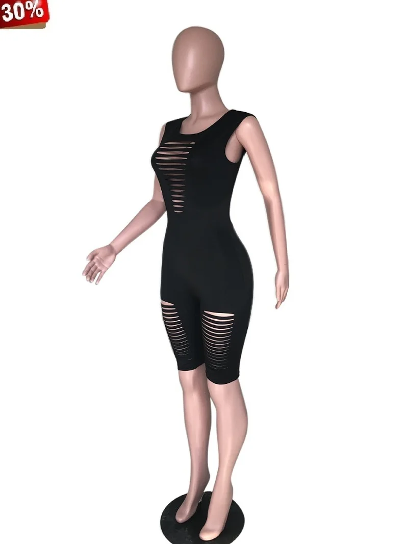 Женское боди с дырками сексуальное облегающее Боди без рукавов Клубные