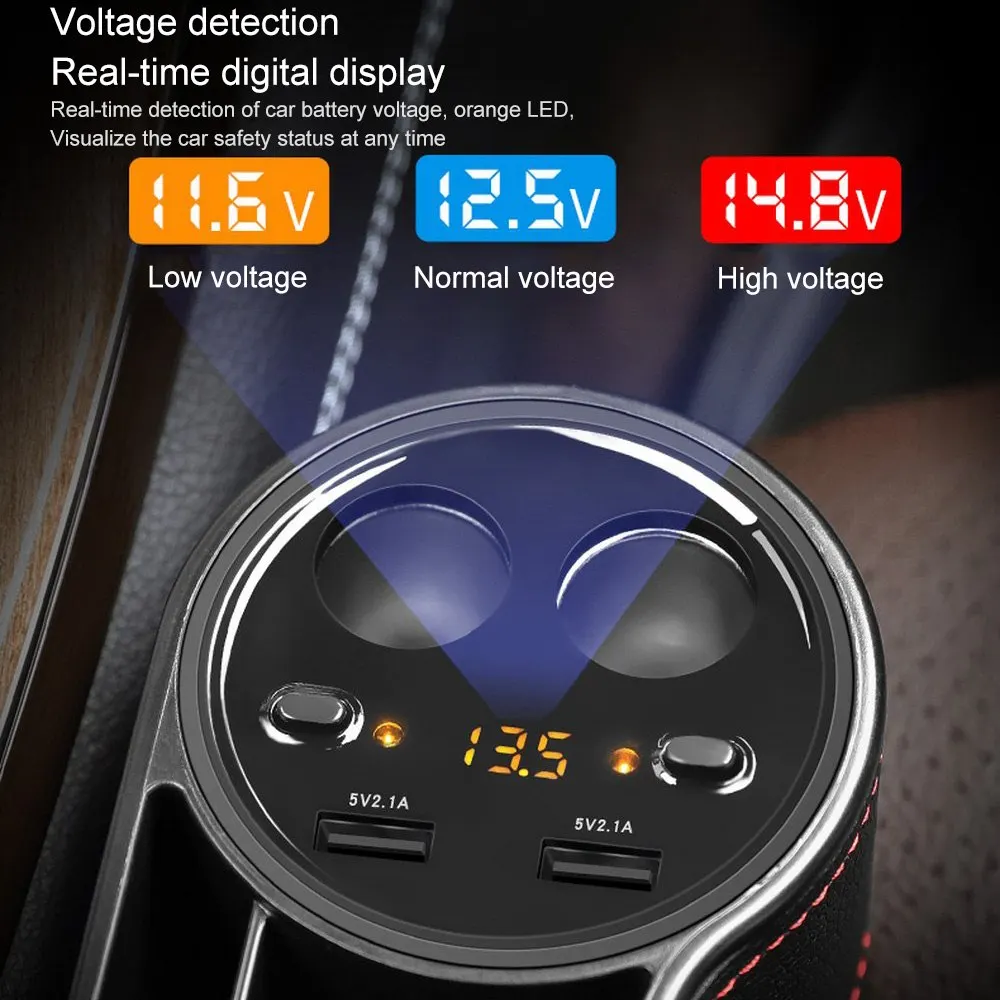 Автомобильное зарядное устройство для современного автомобильного сиденья ящик