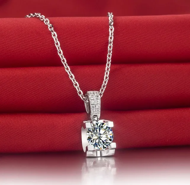 Оптовая продажа 1ct роскошный Европейский качественный однотонный Серебряный