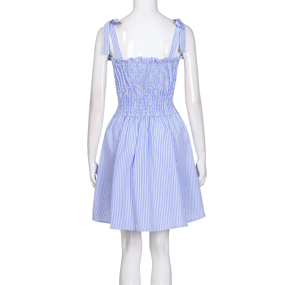 2019 женское платье летние женские сексуальные платья с завязками на плечах без