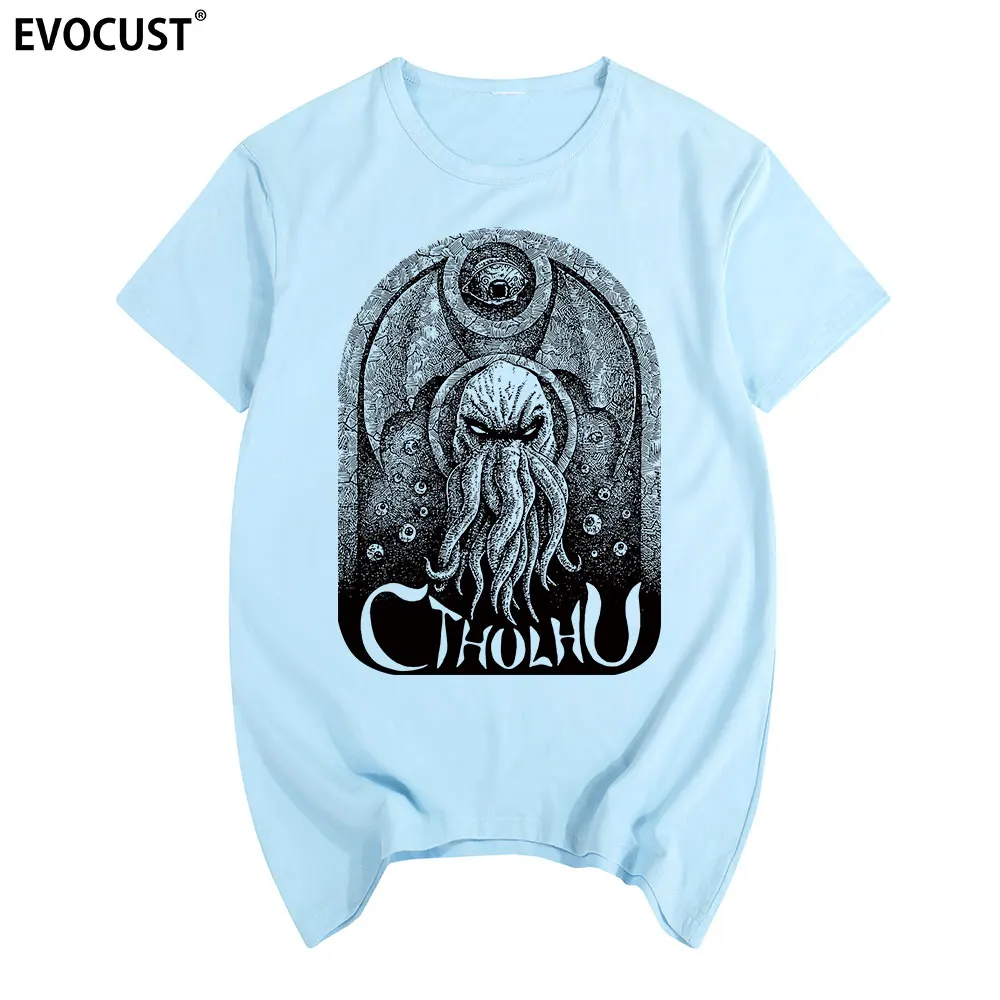 Ктулху Х. П. Мужская футболка из для почитателей Лавкрафта хлопка новая женская