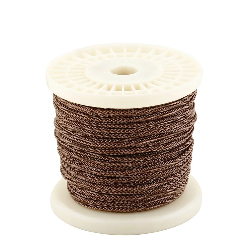 

QYFANG 1,2 м 8-жильный кабель для обновления наушников Hi-Fi наушники Мягкий ПВХ провод Гибкий съемный шнур 8 удлинителей динамических приводов