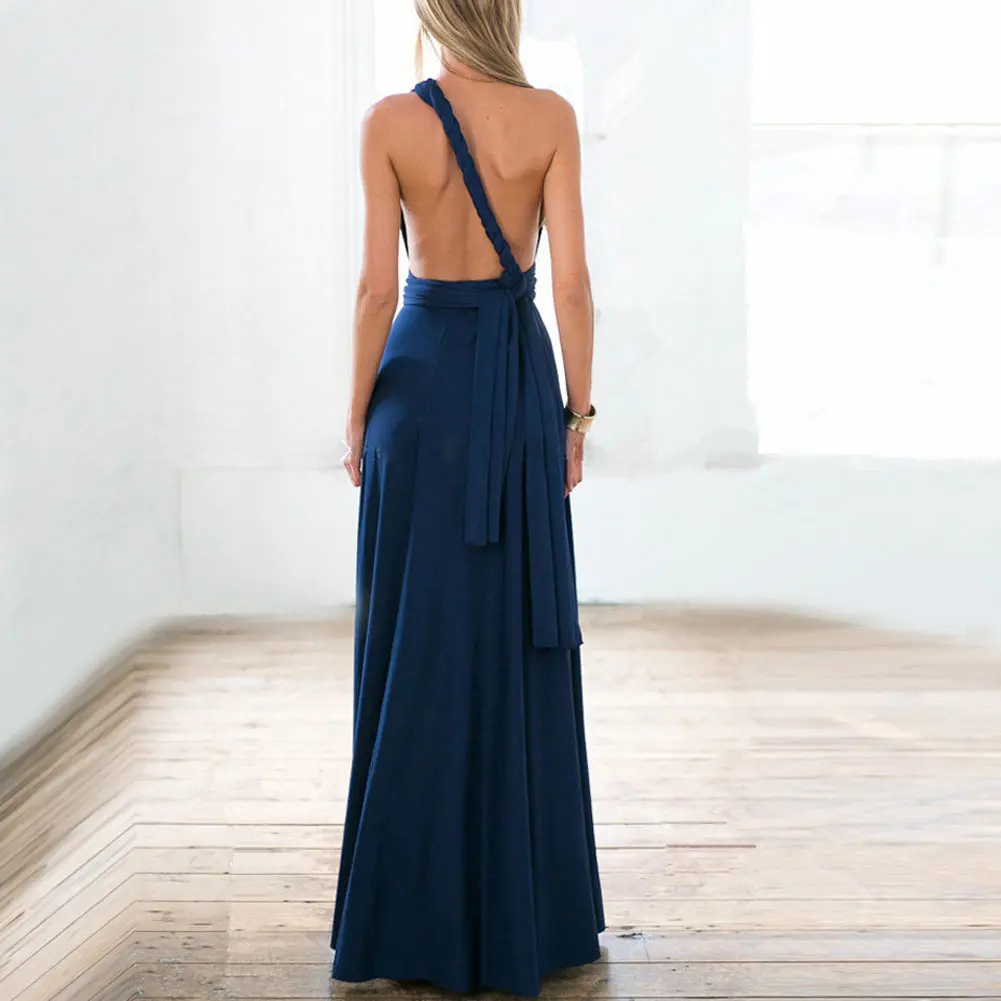 Летнее Сексуальное Женское шифоновое платье сексуальное длинное для вечеринки