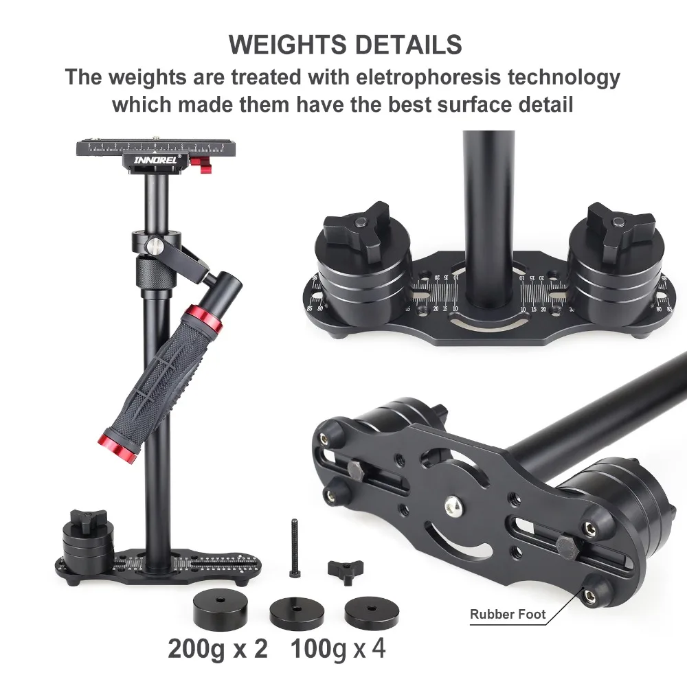 INNOREL SP70 алюминиевый ручной Steadicam DSLR камера стабилизатор видео Steadycam видеокамера устойчивый Cam Glidecam Filmmaking Gimbal