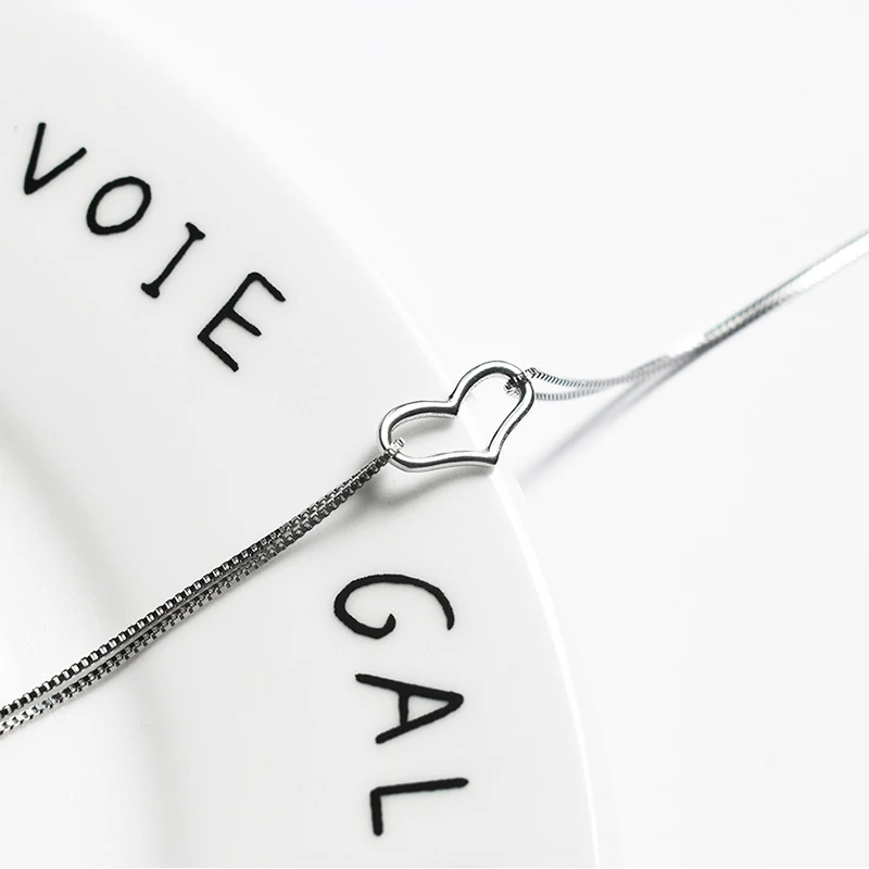 

La Monada Luxury Fine Silver 925 Jewelry Bracelet Female Woman Hollow Heart Minimalist Bracelets For Women Silver 925 Sterling