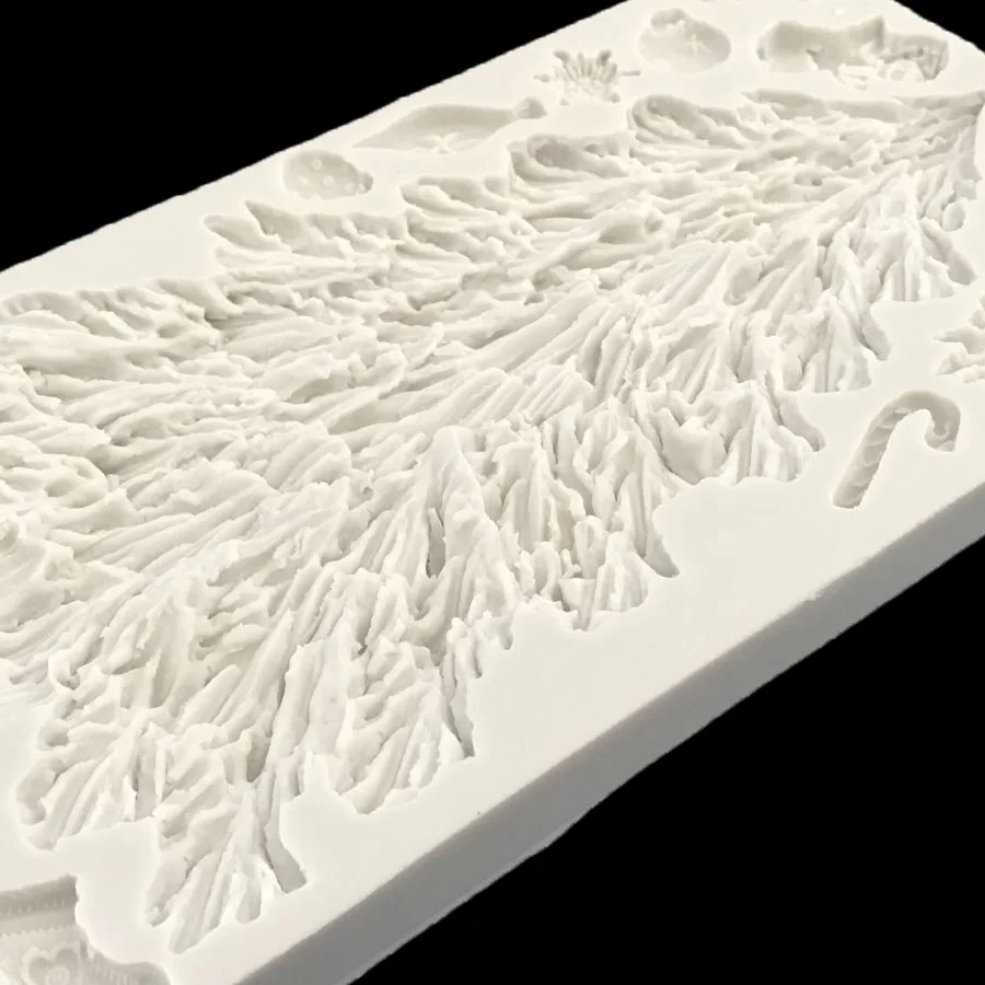 1 шт. Рождественские елки силиконовая форма 3D ремесло свадебные инструменты для