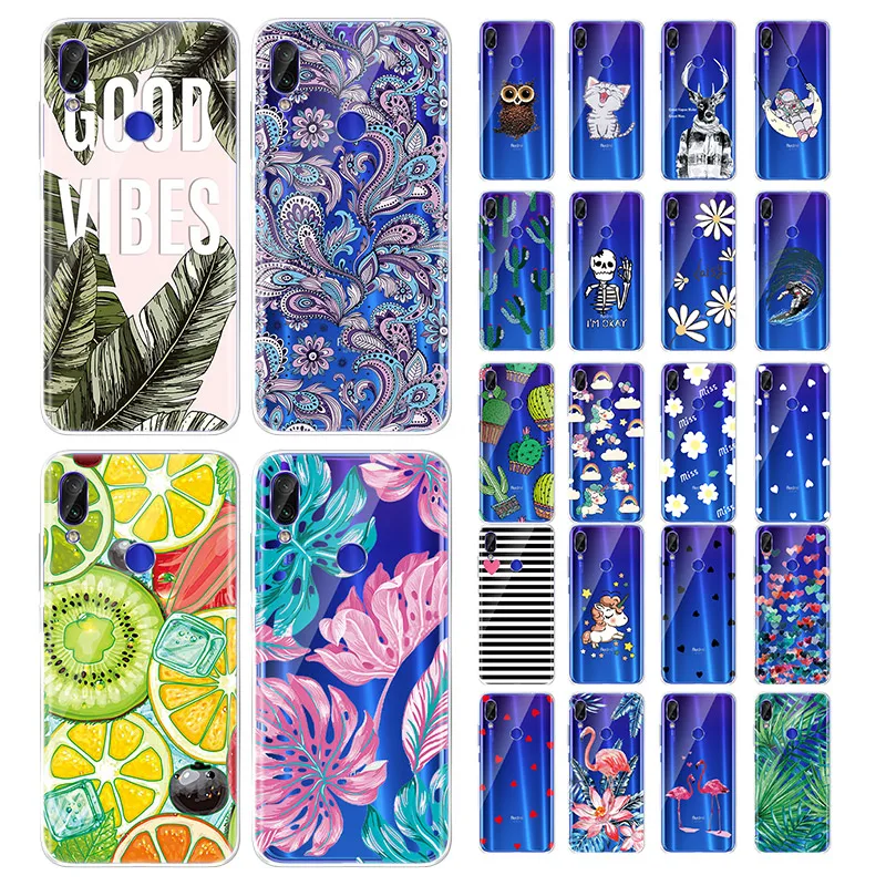 Силиконовый чехол с узором для Xiaomi Redmi Funda для Xiaomi Redmi Note 7 pro Redmi note 6 pro 6 6A чехол s защитный чехол из ТПУ
