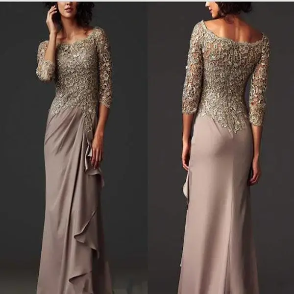 2016 Zuhair Murad вечерние платья half-рукава оболочки кружева шифон пола пром ну