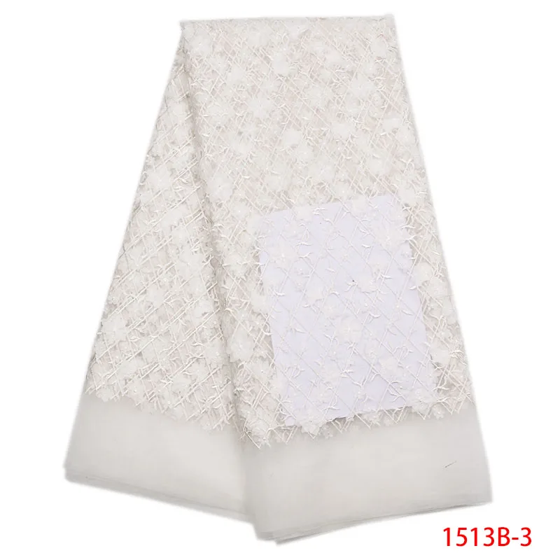 Высококачественная французская вышитая Цветочная кружевная ткань нигерийского