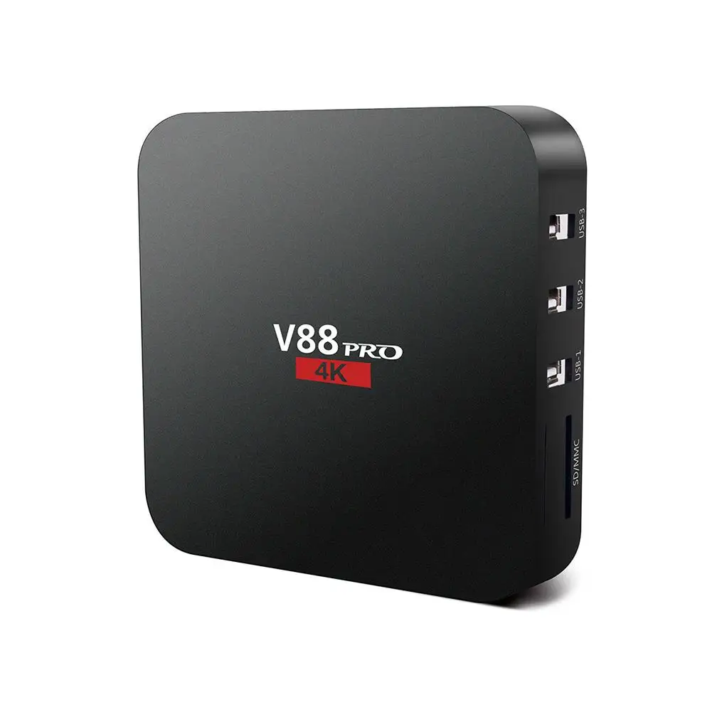 Приставка Смарт ТВ Quad Core WiFi 1 ГБ 8 HD 4K телеприставка медиаплеер для Android 6
