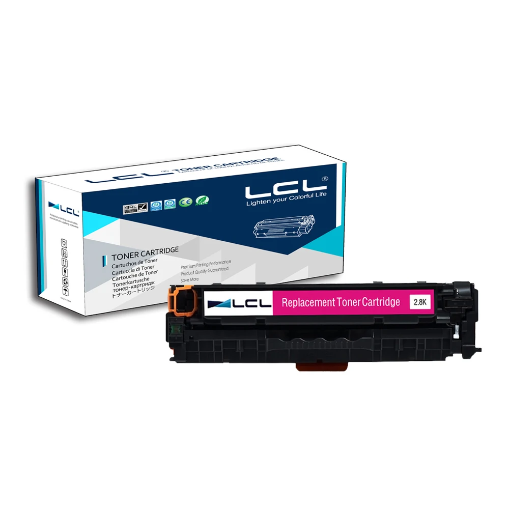 LCL 304A CC530A CC531A CC532A CC533A (4 упаковки) Тонер картридж совместимый для HP Color LaserJet