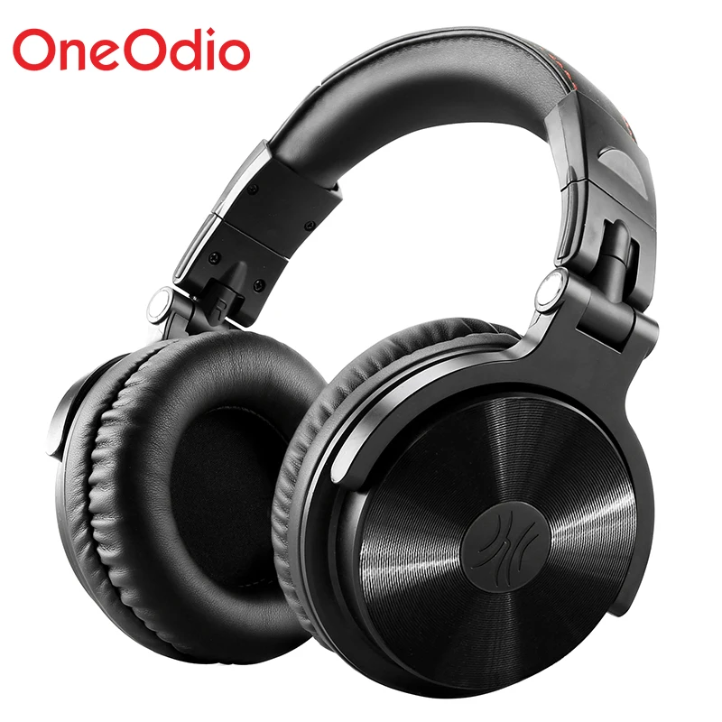 Oneodio складной над ухом Bluetooth наушники двойной кабель 3 5/6 мм стерео проводной