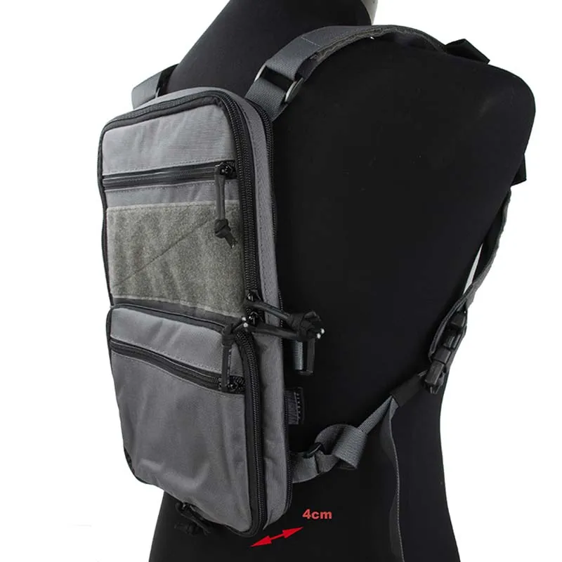 TMC 410 Flatpack тактический жилет Molle Сумка сумка двойного назначения молния рюкзак