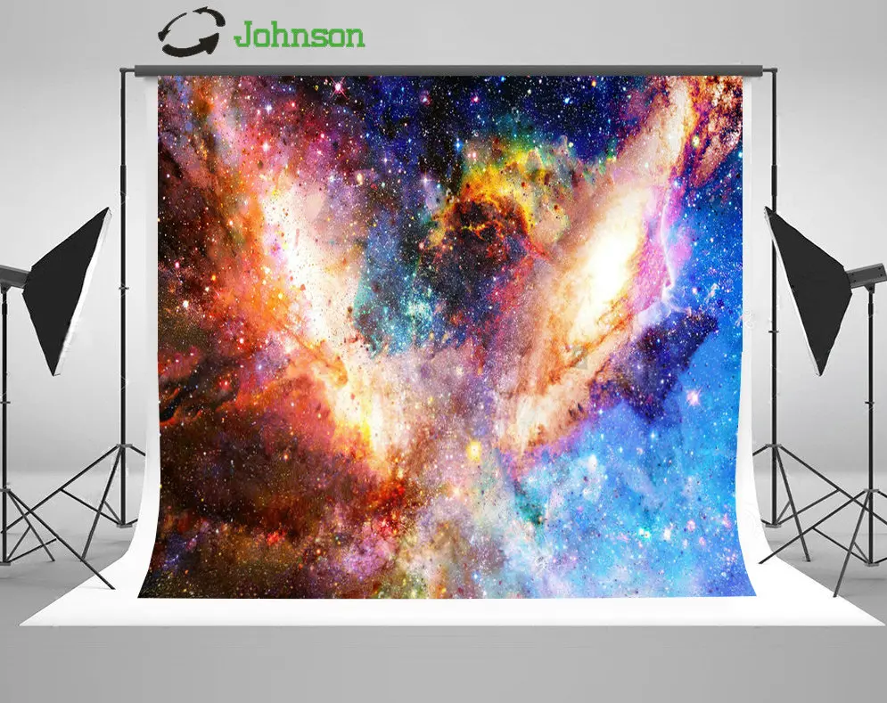 

Cosmic Galaxy Stars Color photo backdrop polyester or Vinyl cloth High quality Computer print wall Backgrounds