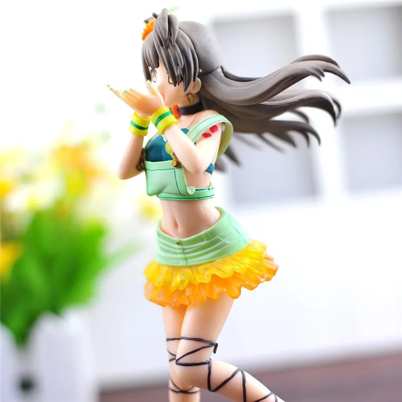 Аниме игры Figuras 22 см Love Live ПВХ Фигурки Коллекционная модель игрушки Летняя улыбка
