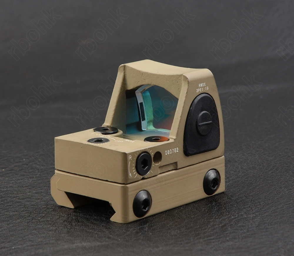 Тактический Мини Коллиматорный прицел от Trijicon Стиль 1x Red Dot Пикатинни и Глок база