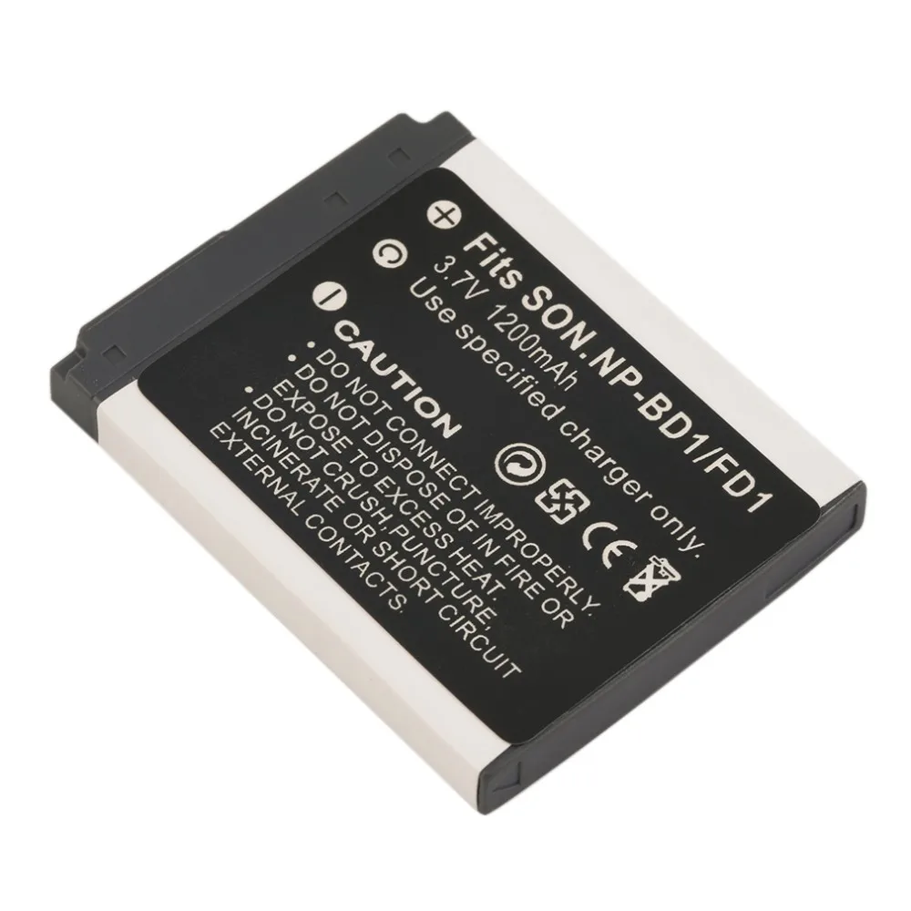 Цифровая камера GTF 3 7 В 1200 мА · ч литий-ионная сменная для Sony NP-BD1 / FD1 на чехол |