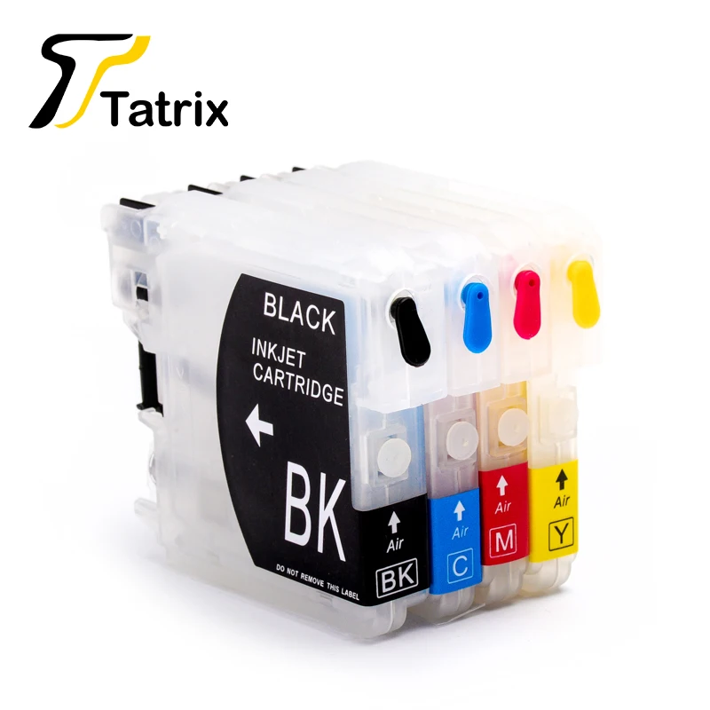 

For Brother LC11 LC16 LC38 LC39 LC61 LC65 LC67 LC980 LC990 LC1100 Refillable Ink Cartridge For Brother DCP-J140W/145C/165C/185C