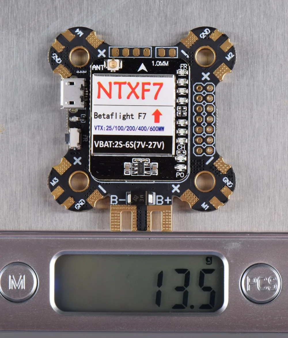 NTXF7 Контроллер полета F7 встроенный 25/100/200/400/600 МВт переключаемый av передатчик 2 6S