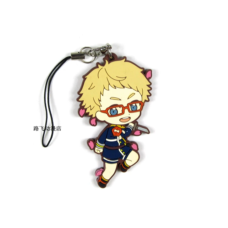 Touken Ranbu онлайн резиновый брелок Tsurumaru Kuninaga Kousetsusamonji Ichigo Hitofuri Hachisukakotetsu экшн фигурка