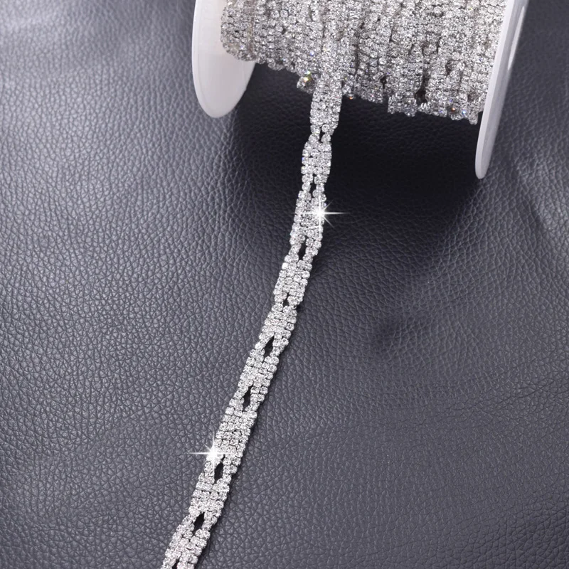 

5yards/lot women dress belt sash sewing rhinestones appliques trimming for wedding clothing crystal patches sew on DIY bridal