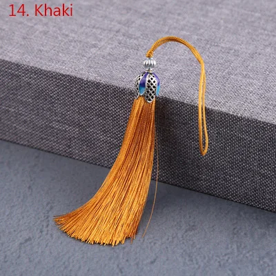 17 см Корона Кепка кисточки шелковая бахрома цветок кисточка отделка декоративный ключ кисточки для шторы украшение для дома аксессуары 12 шт./партия
