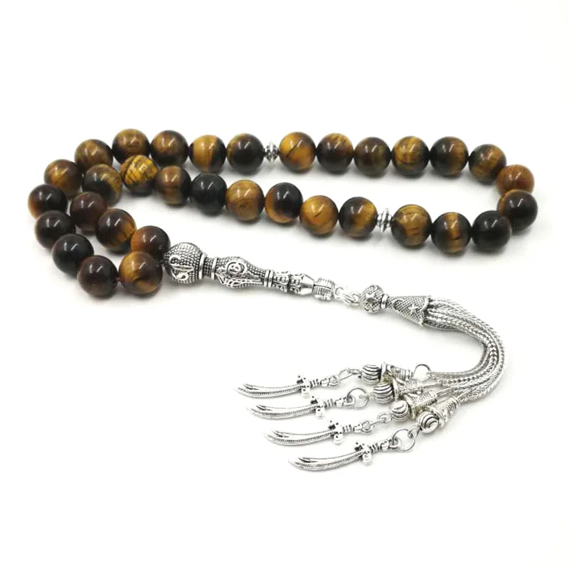 Мужские модные четки Tasbih в стиле 2019 со специальной металлической кисточкой Четки