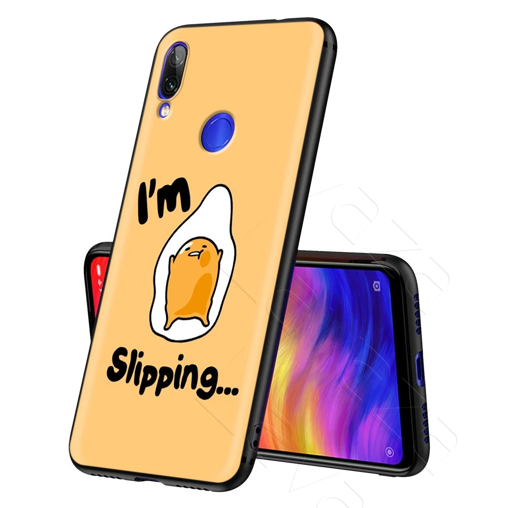 Милый милый чехол Gudetama Lazy Egg для Xiaomi Redmi Note 8 9 S K30 Pro MAX 3 6 SE A1 A2 A3 10 Lite Plus 8A F1 |