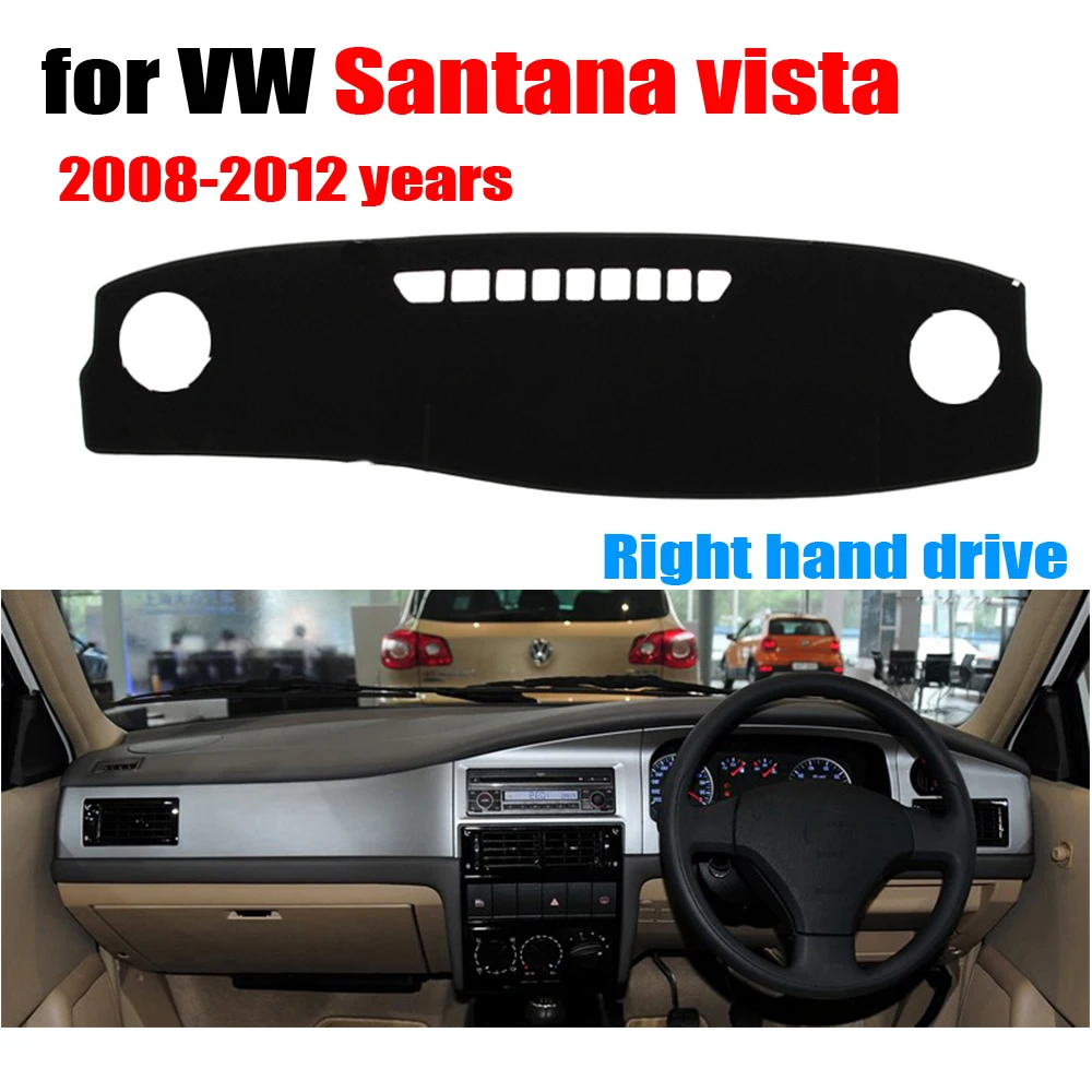 Чехлы для приборной панели автомобиля VOLKSWAGEN VW Santana Vista 2008 2012 правый коврик чехол