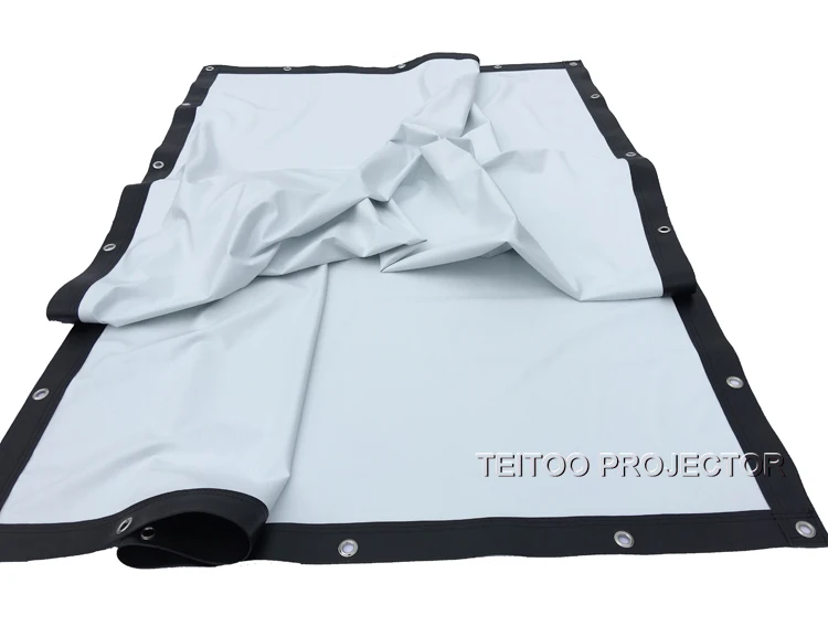 72 дюймовая 16:9 портативная мягкая бело черная занавеска для экрана проектора из