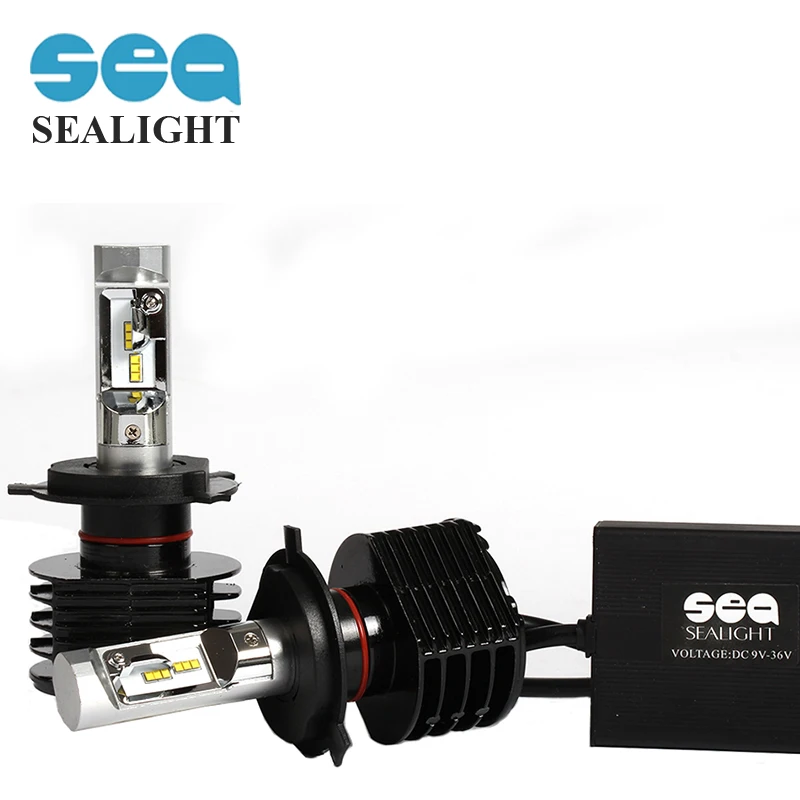 SEALIGHT car styling Pair H4 9003 Hi/Lo Beam светодиодный фонарь 90 Вт 12000лм/комплект супер яркий