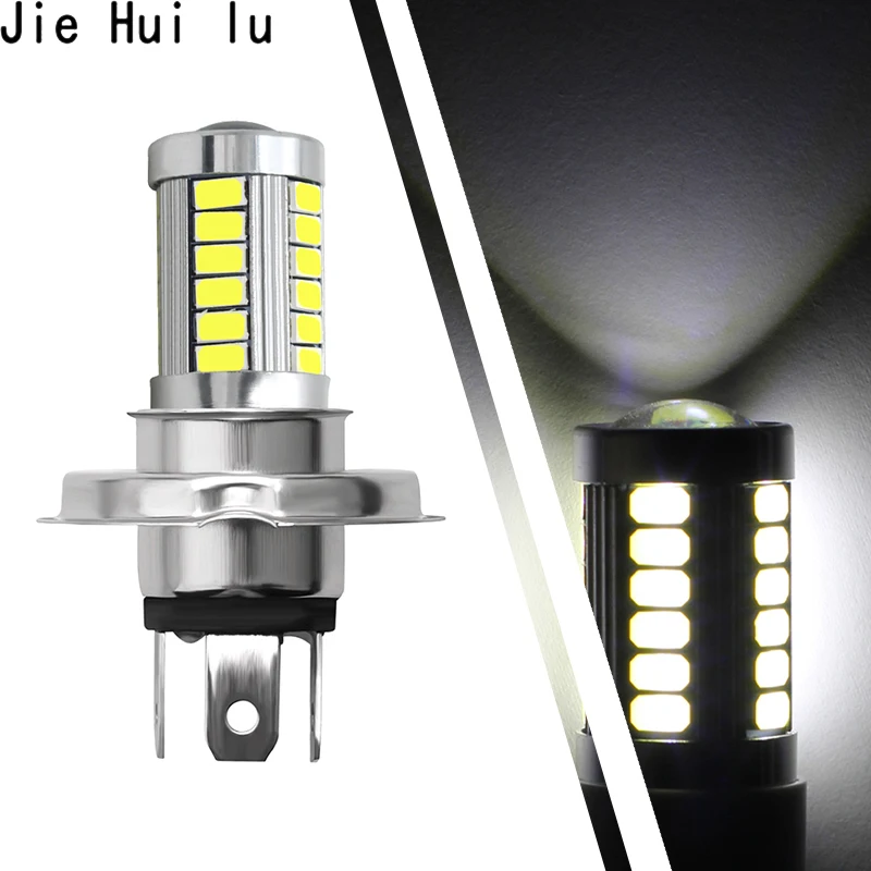 

1 шт., Автомобильные светодиодные лампы H4 33 SMD 5630 5730 12 В DC