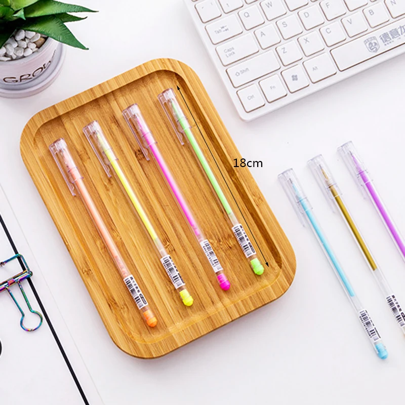 1 шт. Новые Красивые вручную учетной записи ручка 9 Цвет Doodling Полный иглы Перо