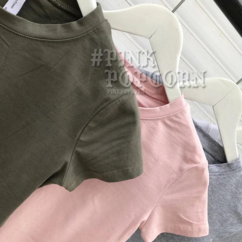 Женские Базовые укороченные топы футболки с коротким рукавом женские брендовые Новые повседневные футболки летние женские футболки милый укороченный топ