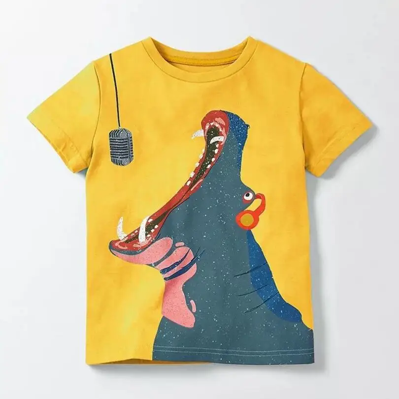 Little maven/детская одежда летняя для маленьких мальчиков футболка с короткими