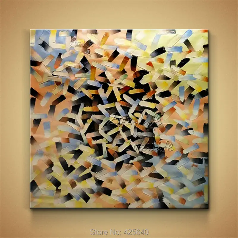 Ручная роспись настенное искусство Современное абстрактное украшение для дома
