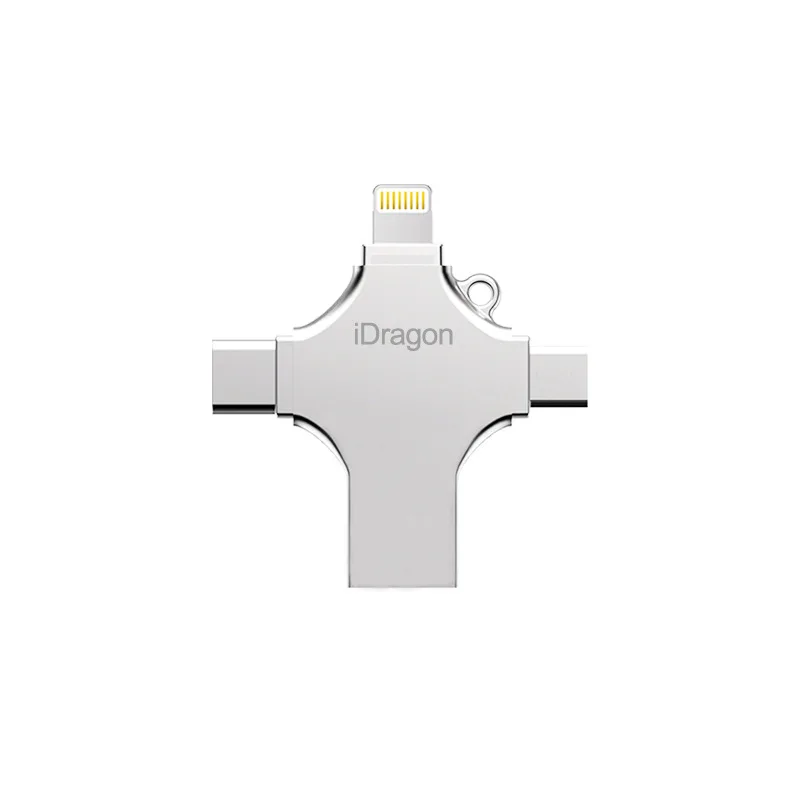 LL trader 5 шт./лот для OTG флэш накопитель iOS iPhone iPad Android type C 64 ГБ USB 4 в 1 накопитель|USB
