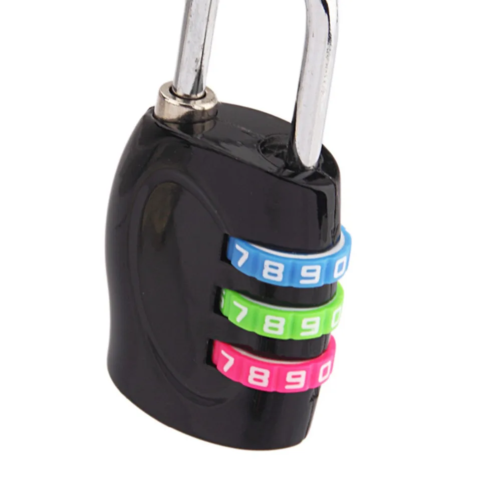 3 Digit Dial Combination Password Lock Zinc Alloy Security Suitcase Luggage Coded Cupboard Cabinet Locker Padlock Fea | Обустройство