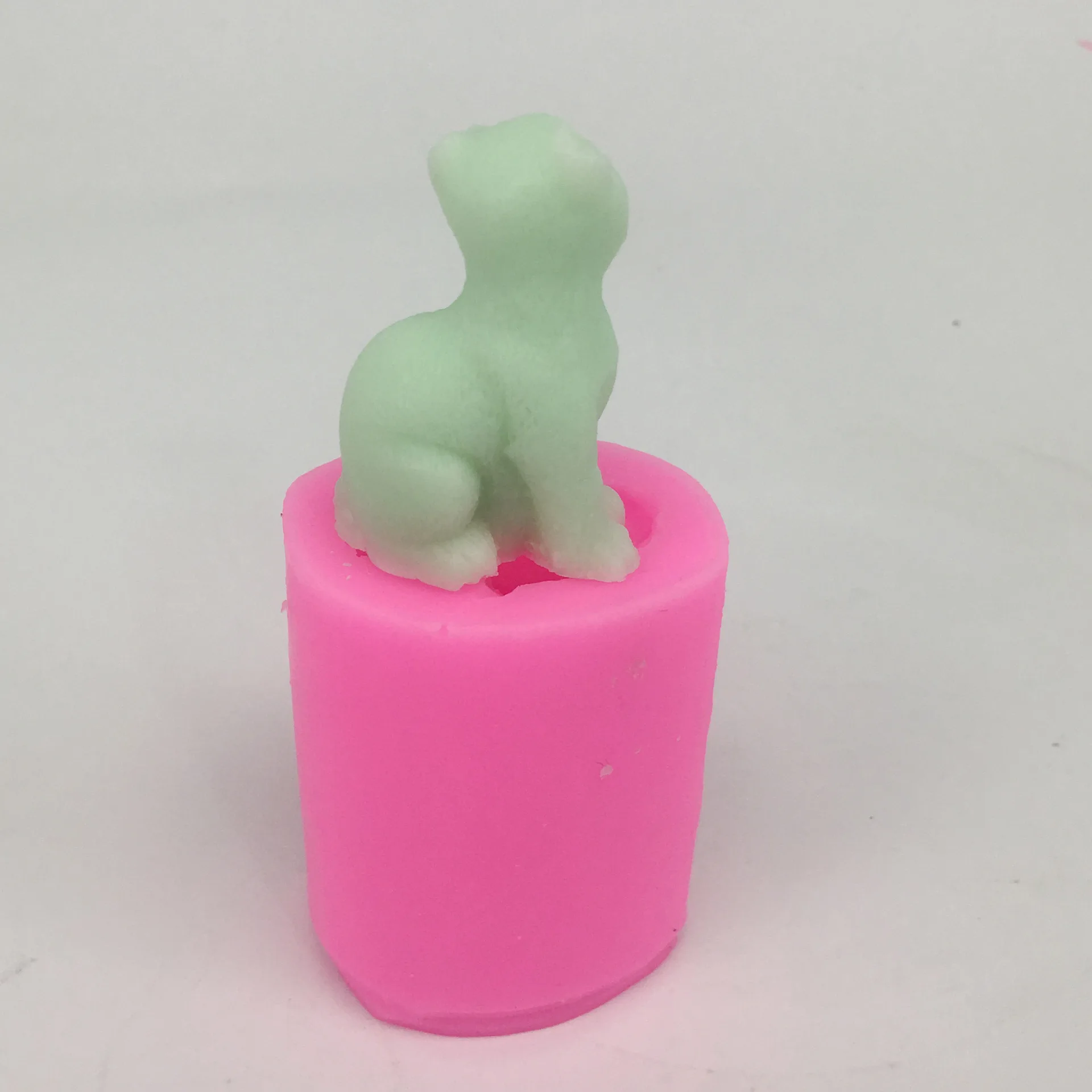 DIY Lovley маленькая свеча-кошка плесень Мыло Форма шоколада 3D Декоративные мыльные формы украшения торта инструменты H700