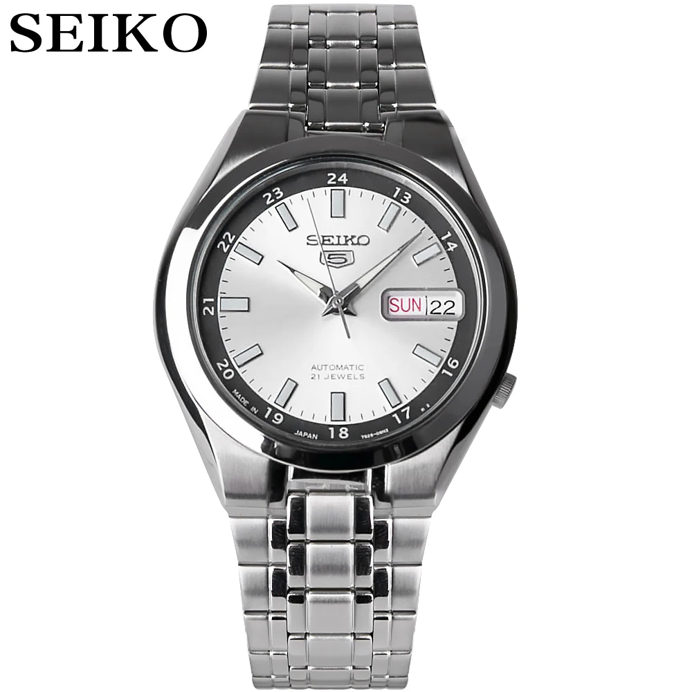Seiko часы мужские 5 автоматические set top brand люкс Спортивные водонепроницаемые