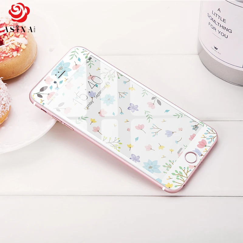 ASINA полное покрытие экрана протектор для iPhone 7 закаленное стекло 9H твердость 8